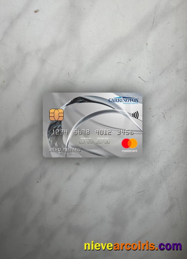 USA Carrington Mortgage Services bank mastercard photolook